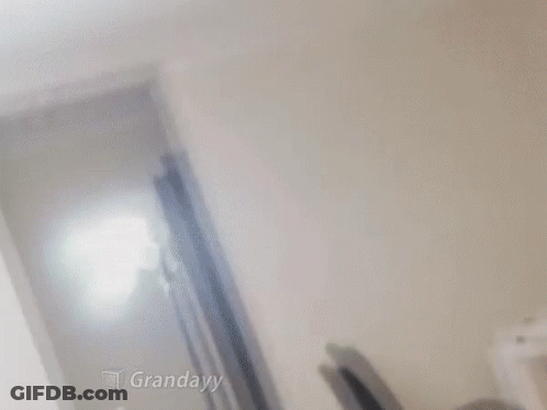 A Blurred Image Of A Person With The Word Grandayy Written In The Corner GIF