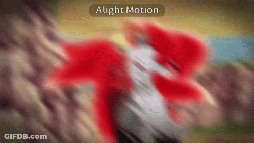 A Blurred Image Of A Person With The Words Alight Motion On The Bottom Right GIF