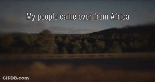 A Blurred Image Of A River With The Words To North And South America GIF
