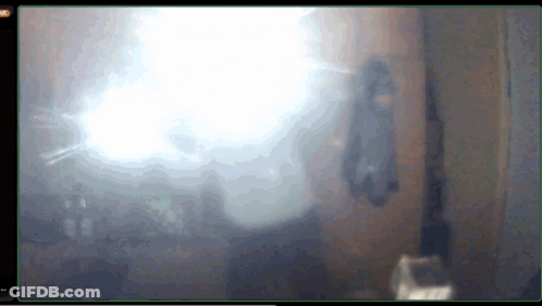 A Blurred Image Of A Room With The Word Live On The Bottom GIF