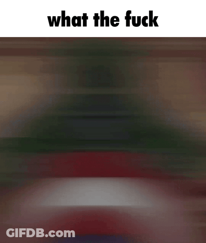 A Blurred Image Of A Shield With The Words What The Fuck Written On The Bottom GIF