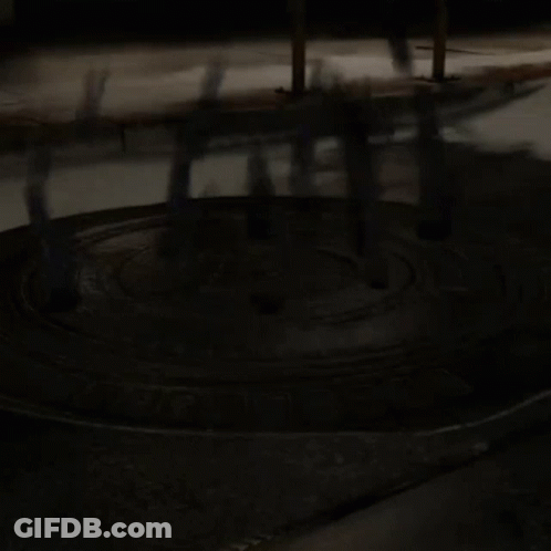 A Blurred Image Of A Sign That Says Records GIF