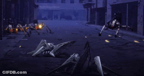 A Blurred Image Of A Spider With A Yellow Light Coming Out Of It 'S Mouth GIF