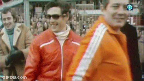 A Blurred Image Of Three Men With The Word Hd On The Bottom GIF