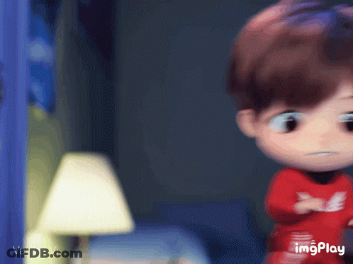 A Blurry Picture Of A Cartoon Character With The Words Imgplay In The Bottom Right Corner GIF