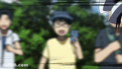 Blurry Group Of People In Park GIF