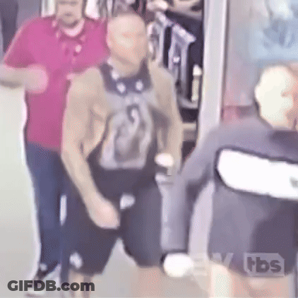 A Blurry Picture Of A Group Of People With The Letters Tbs On The Bottom GIF
