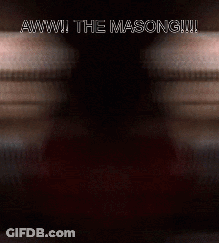 A Blurry Picture Of A Man With A Flower Crown On His Head Says Aww The Masong GIF