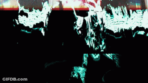 A Blurry Picture Of A Person 'S Face With A Few Lines On It GIF