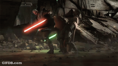 A Blurry Picture Of A Person With A Green Light Coming Out Of Their Hand GIF
