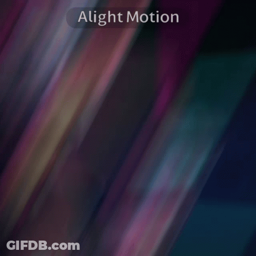 A Blurry Picture Of A Person With The Words Alight Motion Above Them GIF