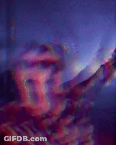 A Blurry Picture Of A Person With The Words " I Do Not " On The Bottom GIF