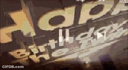 A Blurry Picture Of A Sign That Says ' Apollo 11 ' GIF