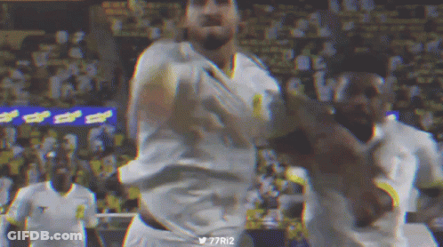 A Blurry Picture Of A Soccer Player With The Hashtag 77Ri2 On The Bottom Right GIF