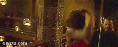 A Blurry Picture Of A Street At Night With A Lot Of Lights . GIF