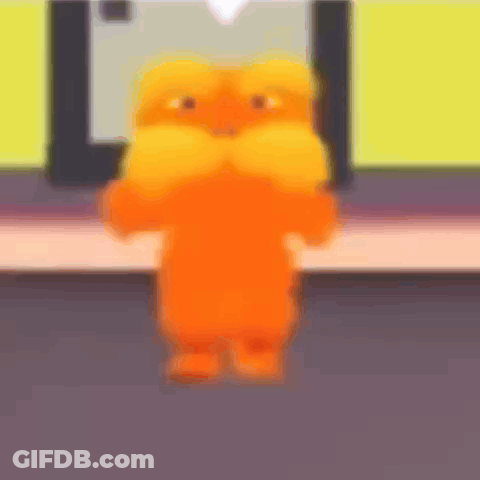 A Blurry Picture Of A Teddy Bear With A Mustache Standing In Front Of A Phone . GIF