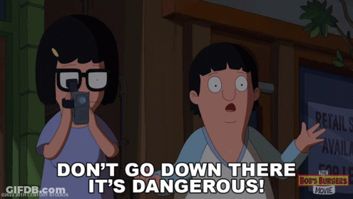 A Bob 'S Burgers Movie Poster Shows A Boy And A Girl GIF