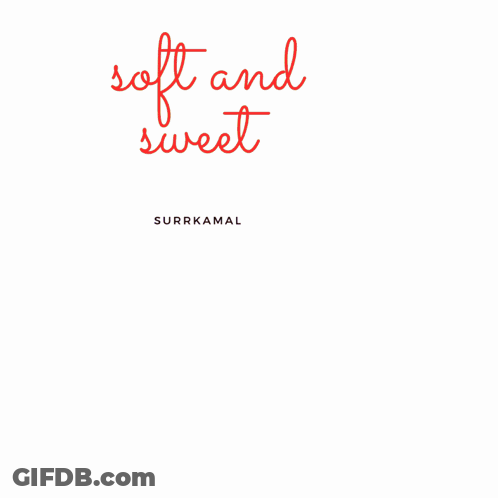 A Book Called Soft And Sweet By Surrkamal Has A Picture Of Two Benches On The Cover GIF