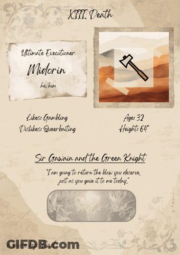 A Book Called Xiii Death Has A Picture Of An Axe On The Cover GIF