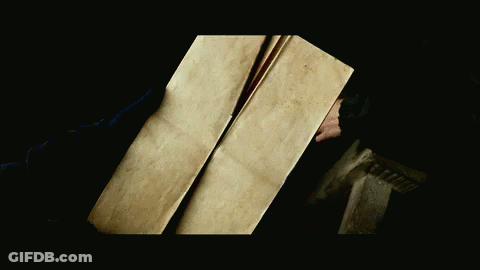 A Book Is Open To A Page That Says Marauders Map On It GIF