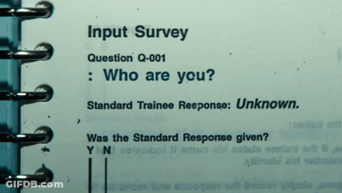 A Book Is Open To A Page Titled Input Survey GIF