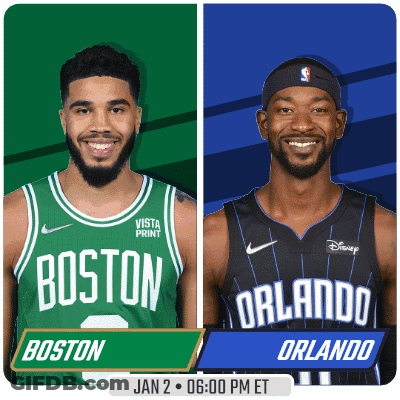 A Boston And Orlando Basketball Game Is Scheduled For January 2 GIF