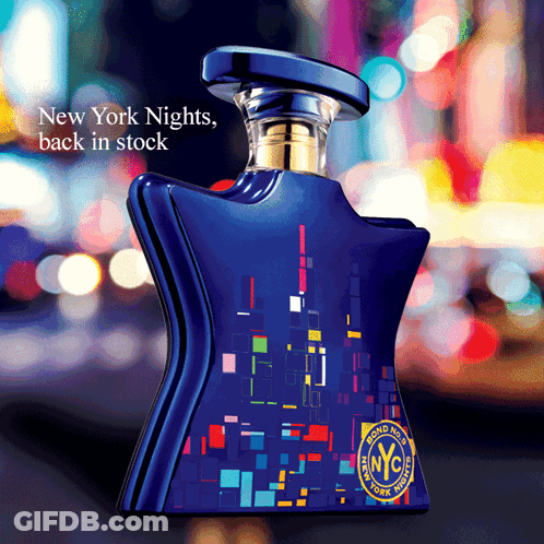 A Bottle Of Bond No.9 New York Nights Perfume GIF