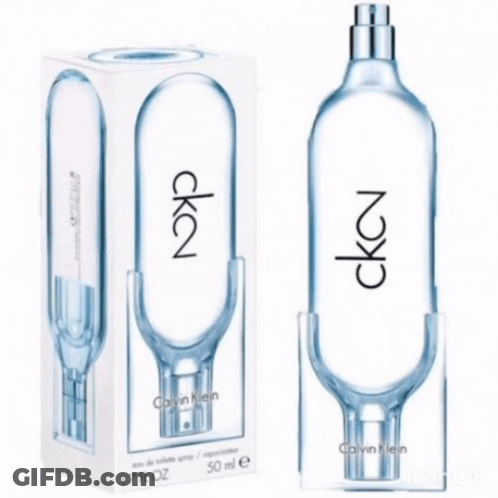 A Bottle Of Calvin Klein Ck2 Perfume GIF