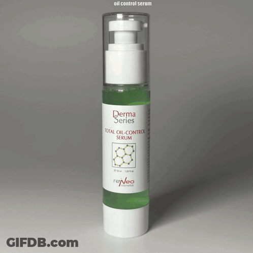 A Bottle Of Total Oil Control Serum By Derma Series GIF