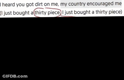 A Box Of Chicken Nuggets With The Words I Heard You Got Dirt On Me GIF