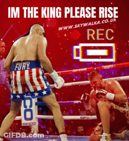 A Boxing Match Is Being Recorded By Skywalka.co.uk GIF