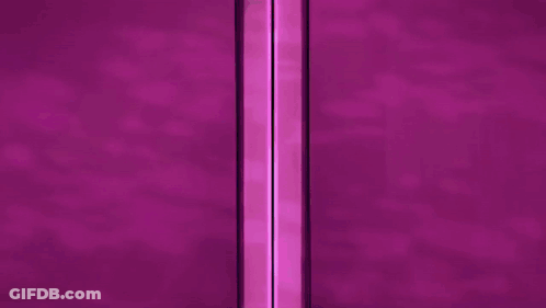 A Boy And A Girl Are Looking Out Of A Window GIF