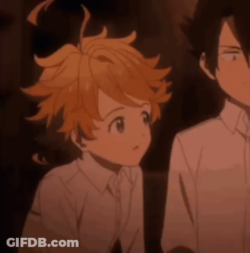 A Boy And A Girl Are Standing Next To Each Other In An Anime Scene GIF