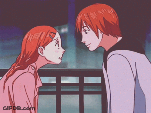 Boy And Girl Looking At Each Other GIF
