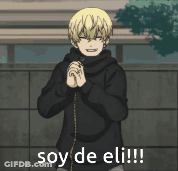 A Boy In A Black Hoodie Says Soy De Eli !!! GIF