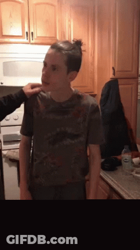 A Boy In A Kitchen With The Words Du-Ti Nahui On The Bottom Right GIF
