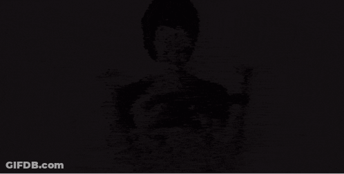 A Boy Wearing A Rock And Roll High School T-Shirt GIF