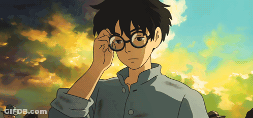 Boy With Glasses Looking Through Glasses GIF