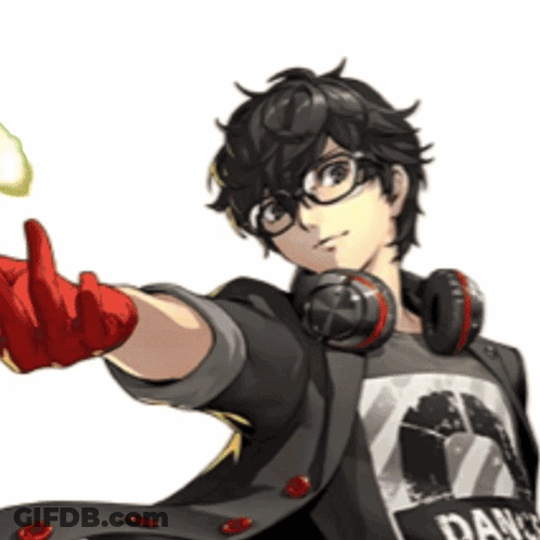 A Boy Wearing Headphones And A Dance Shirt GIF