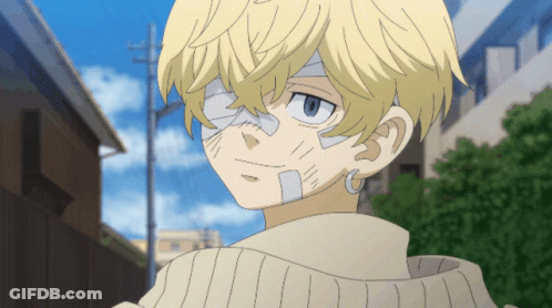A Boy With A Bandage On His Face Is Wearing A White Sweater GIF