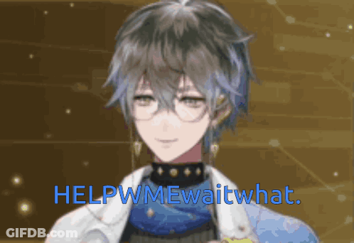 A Boy With Glasses Is Asking For Help GIF
