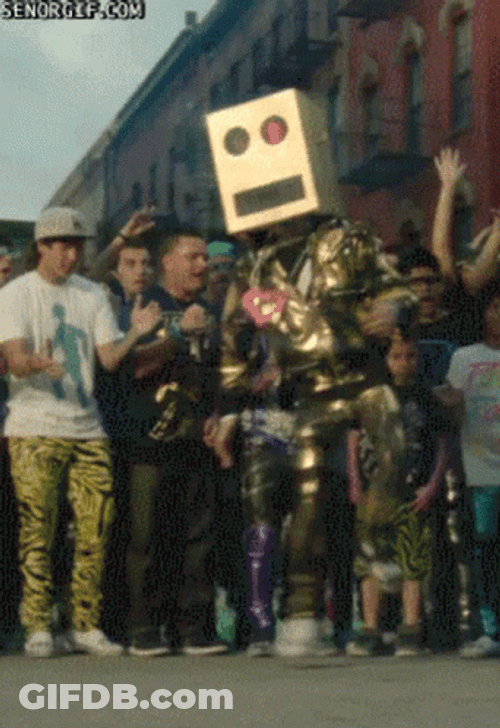 A Breakdancing Robot GIF