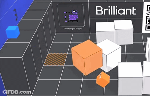 A Brilliant Game Is Being Played On A Tiled Floor GIF