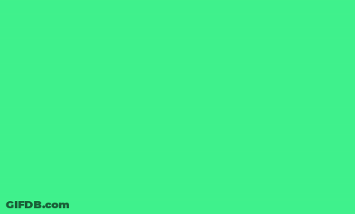 A Brown Teddy Bear With Its Tongue Sticking Out On A Green Background GIF