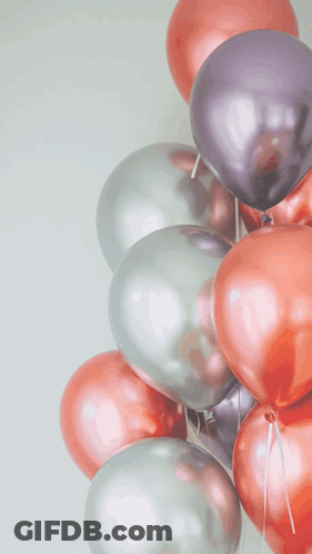 Balloons With Happy Birthday Metoo GIF