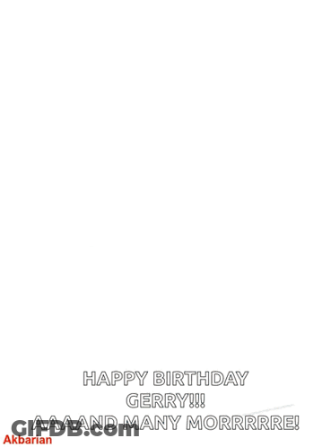 A Bunch Of Balloons With The Words Happy Birthday Hanging From Them GIF