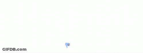 A Bunch Of Blue Thumbs Down Stickers On A White Surface GIF