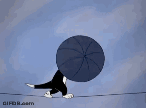 A Bunch Of Cartoon Dogs Are Standing Next To Each Other GIF