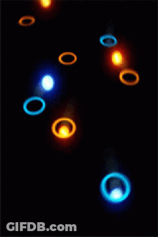 A Bunch Of Circles With Different Colors On Them GIF
