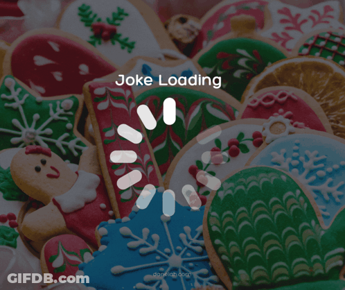A Bunch Of Gingerbread Cookies With The Words How Joke Loading Does GIF